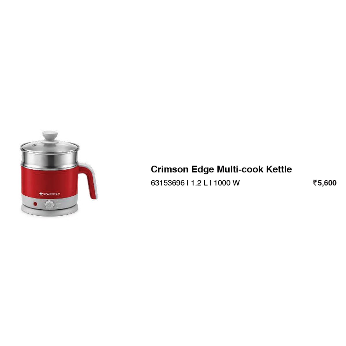 Wonder Chef - Crimson Edge Multi-Cook Kettle