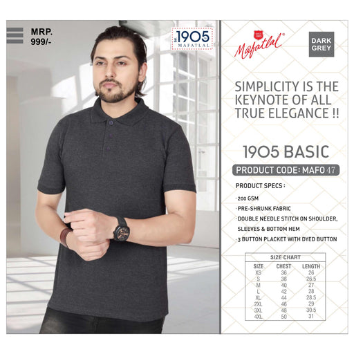 MAFATLAL - POLO-T-SHIRT-PLAIN
