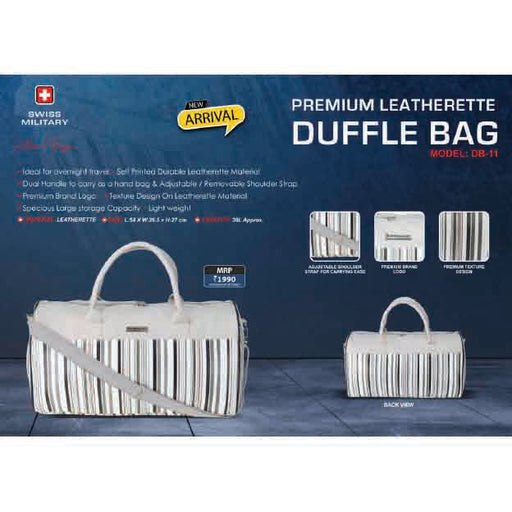 SWISS MILITARY - DUFFLE BAG -DB11