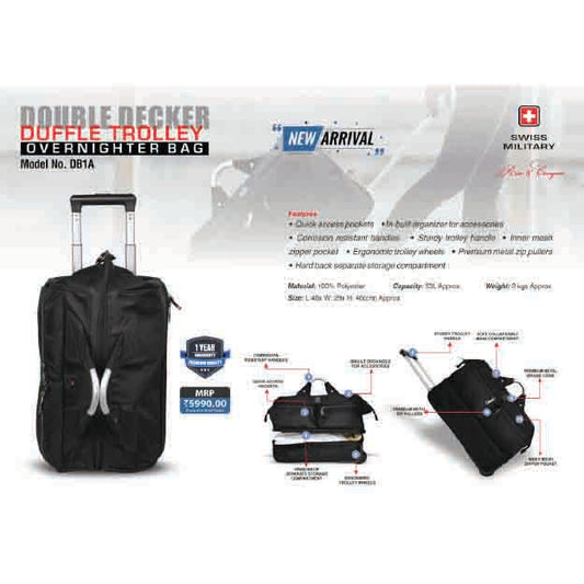 SWISS MILITARY - TRAVEL BAG - DB1A