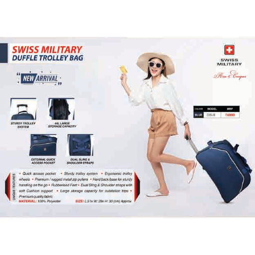 SWISS MILITARY - TRAVEL BAG -DB-9