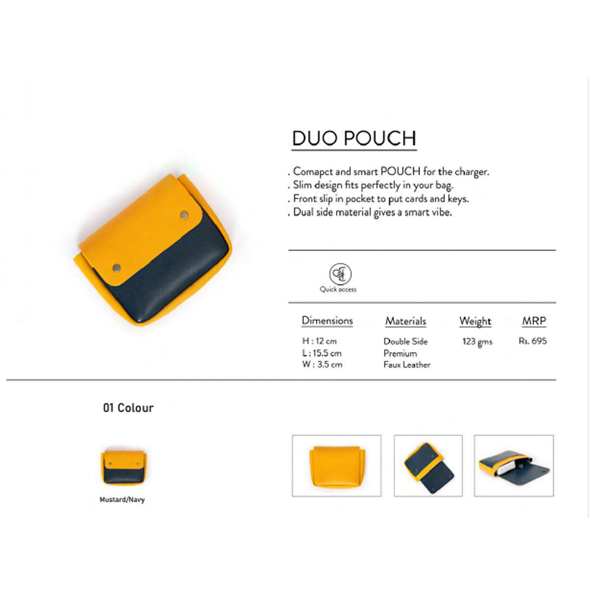 Oblique - Duo - Pouch
