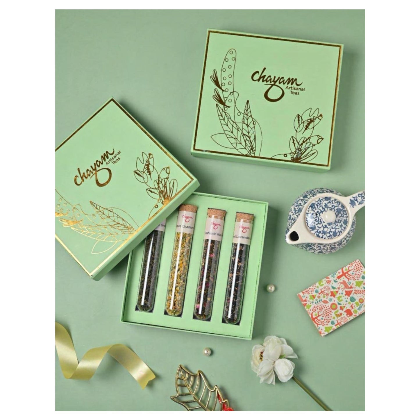 CHAYAM -  EXOTIC TUBE KIT- TEA BOX