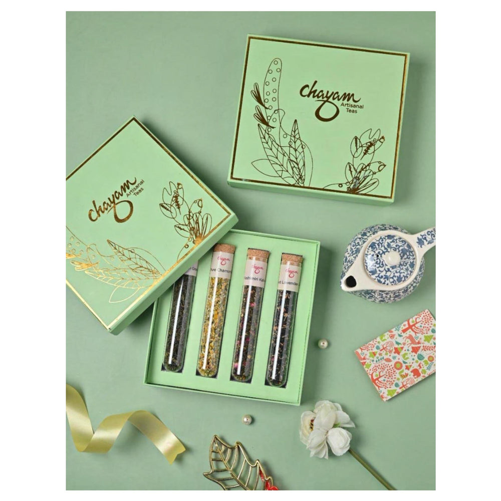 CHAYAM -  EXOTIC TUBE KIT- TEA BOX