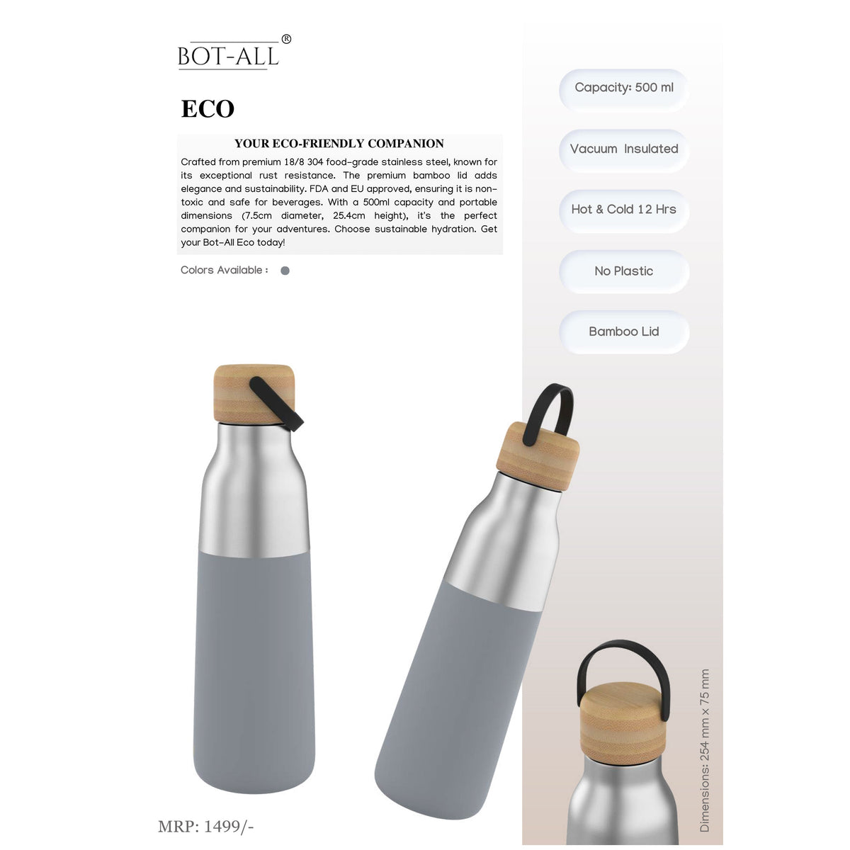 Bot-All - Eco Vacuum Bottle