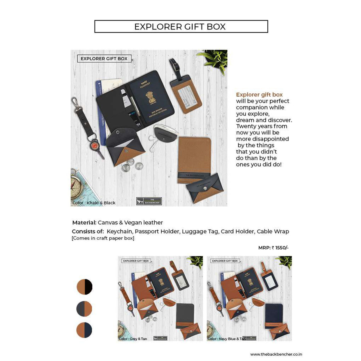 The Back Bencher - Explorer Gift Box