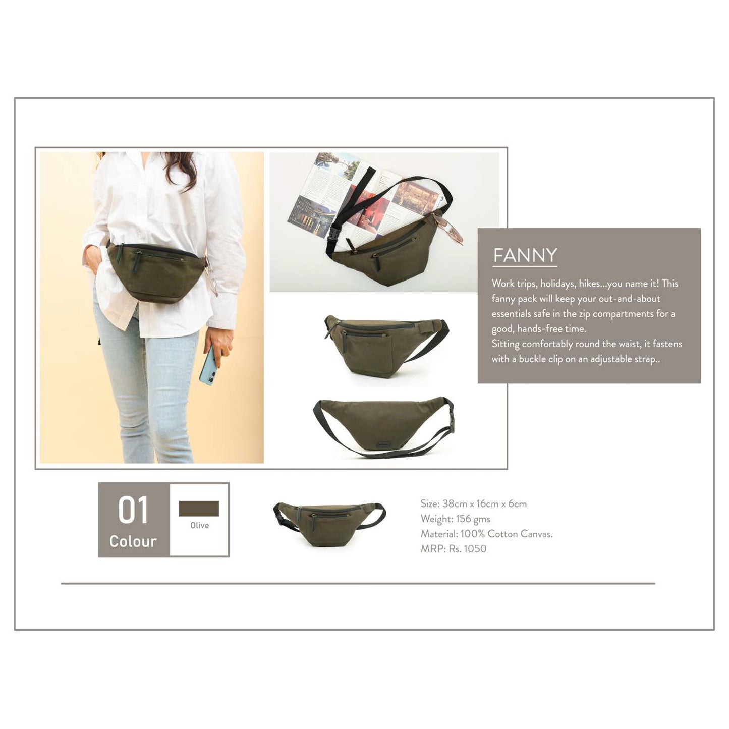 OBLIQUE - FANNY - SLANG BAG