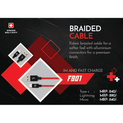 SWISS MILITARY - BRAIDED CABLE - FB01