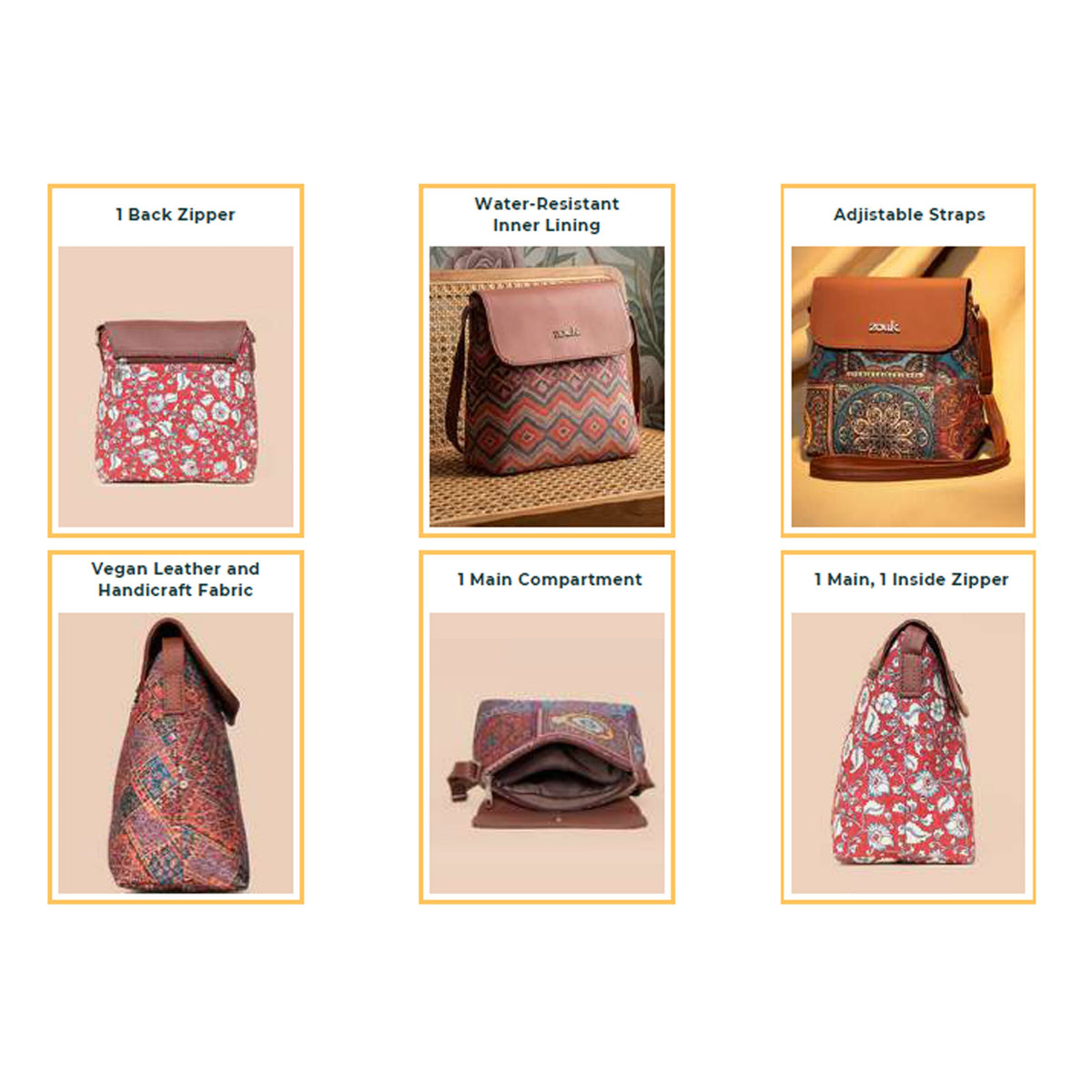 Zouk - Flap Lunch Bag