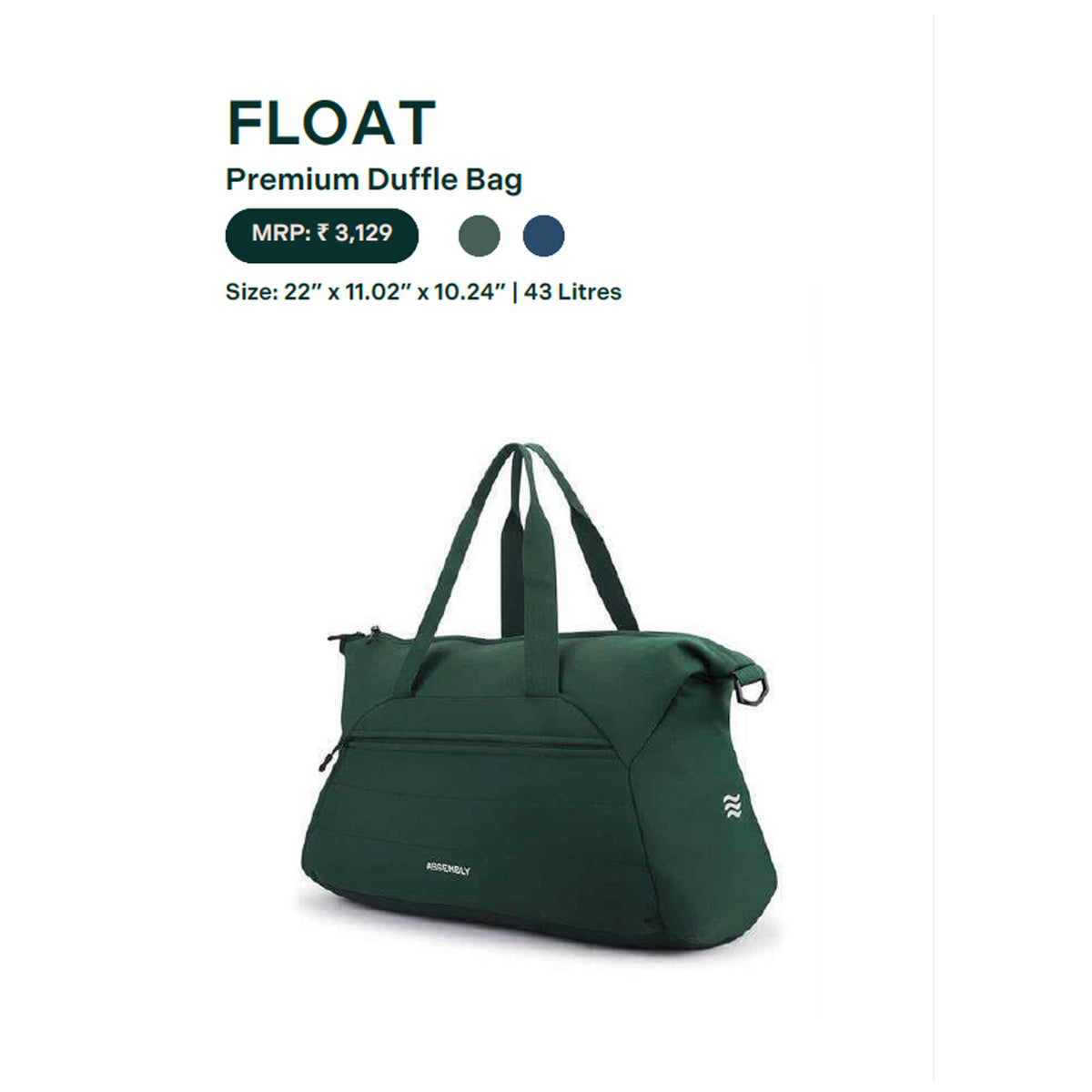 Assembly - Float Duffle Bag