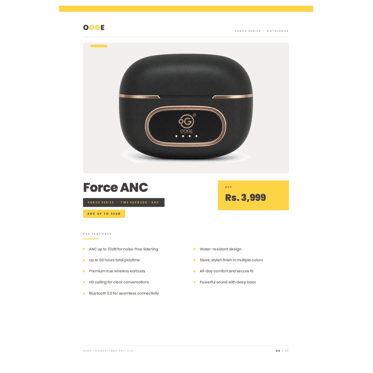 OOGE - Force ANC Earbuds