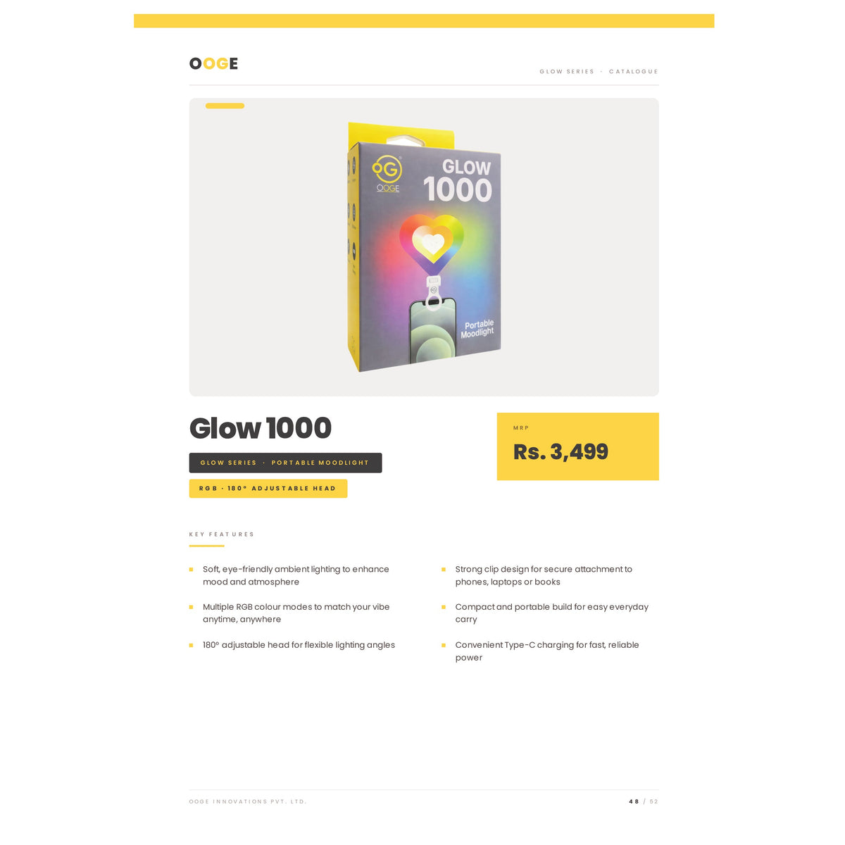 OOGE - Glow 1000 Desk Lamp
