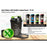 Spider shaker with Double compartment and mixing whisk - H 146