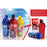 Pop-up plastic sipper (paper not included)  - H 14