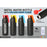 Metal water bottle with silicon carry strap (600 ml approx) -  H 192