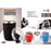 Foggy: Stainless Steel coffee mug | Premium clear cap with flip top lid | Leakproof | Capacity 350ml  -  H 226