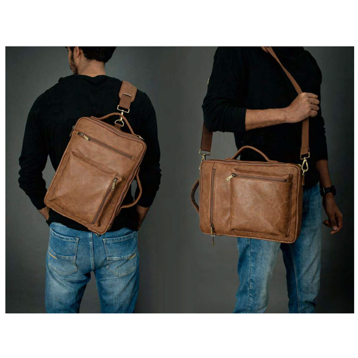 Oblique - Hawk Tan - Laptop Bag