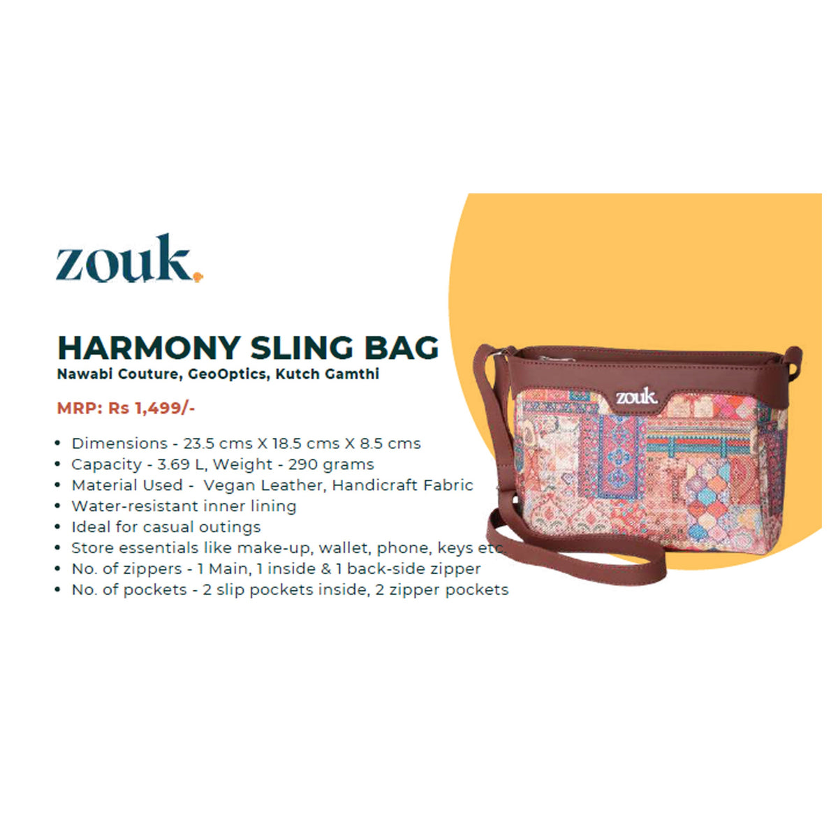 Zouk - Harmony Sling Bag