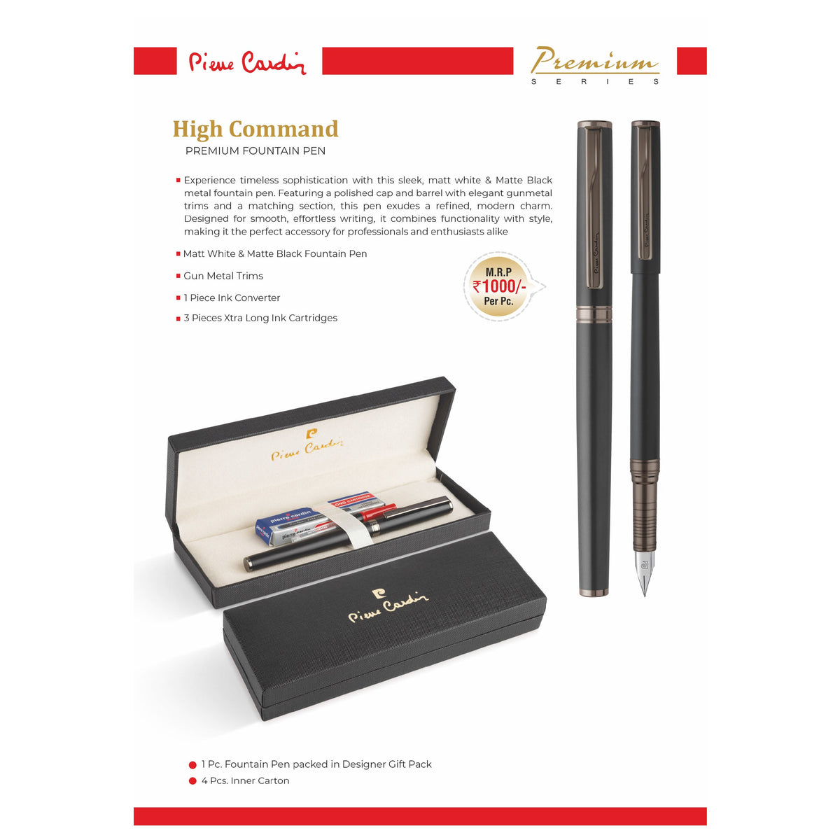 Pierre Cardin - High Command Premium Fountain Pen