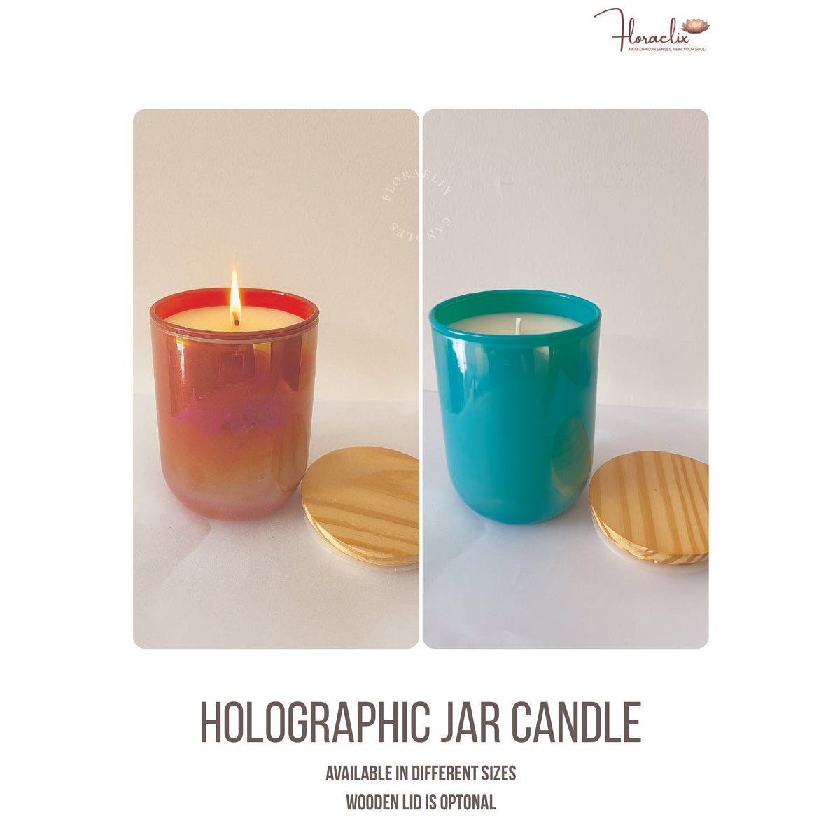 Floraelix - Holographic Jar Candle