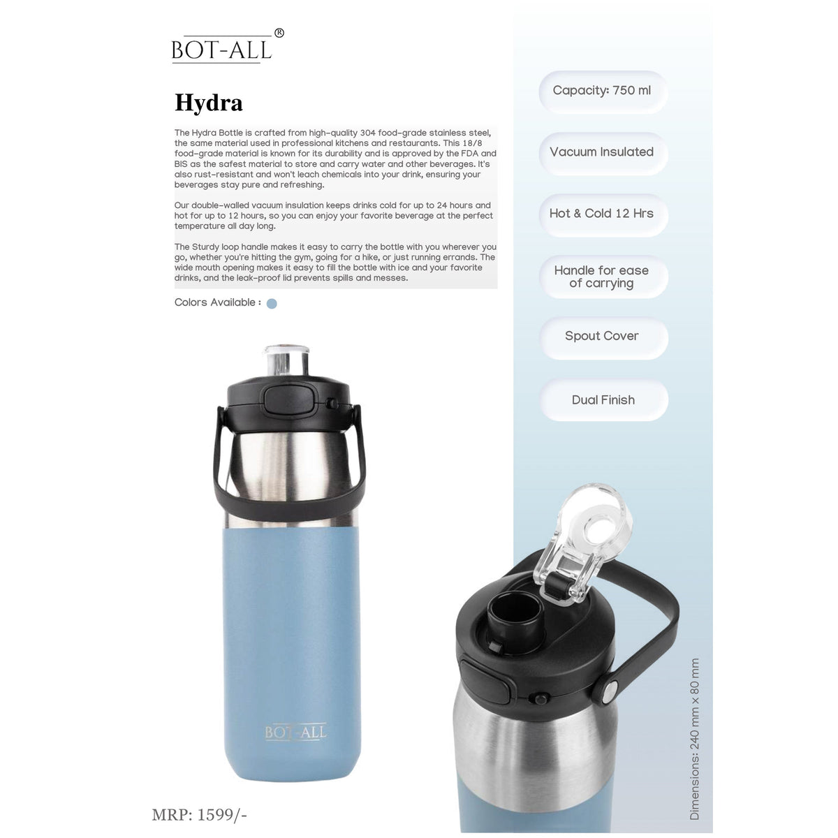 Bot-All - Hydra Vacuum Bottle