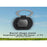 Barrel shape metal keychain with PU base (gunmetal finish)  - J 71
