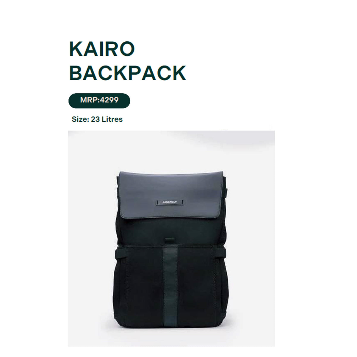 Assembly - Kairo Backpack