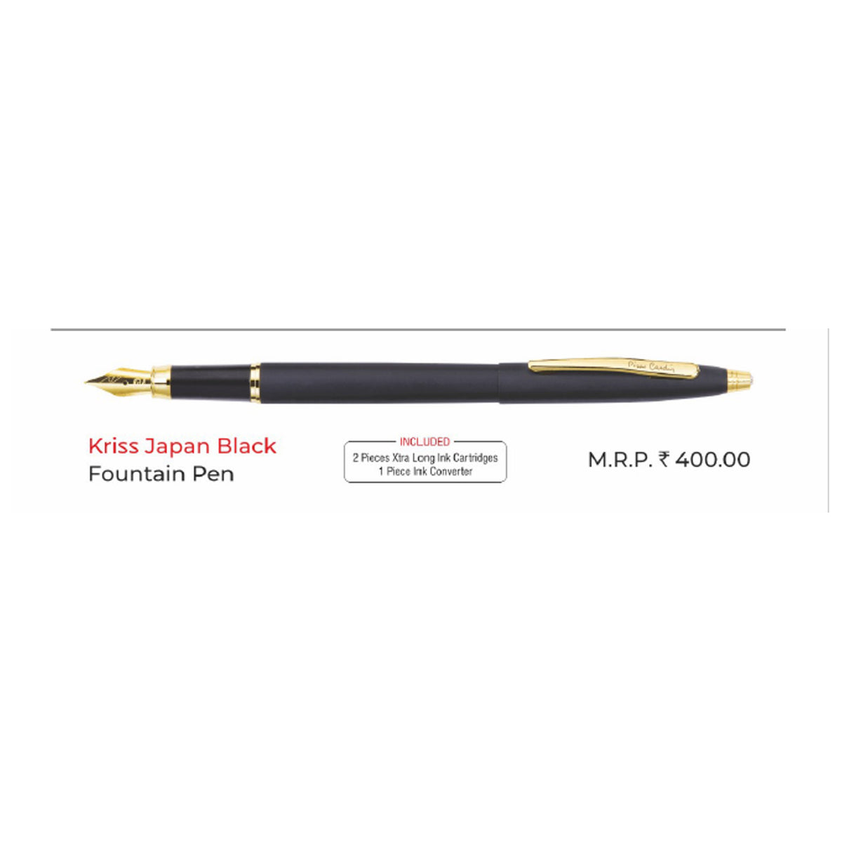 Pierre Cardin - Kriss Japan Black Fountain Pen