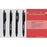 Matte Metal Pen with Colored highlights - L 154