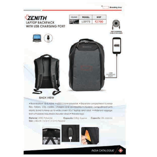 SWISS MILITARY - LAPTOP BACKPACK BAG - LBP73