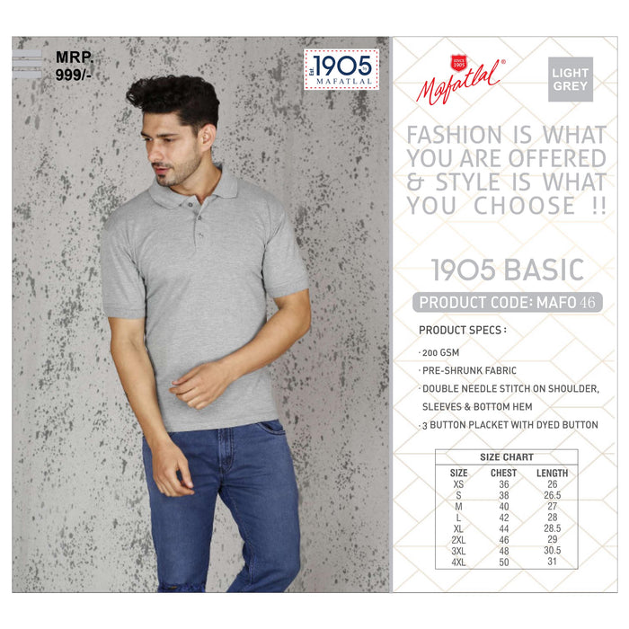 MAFATLAL - POLO-T-SHIRT-PLAIN