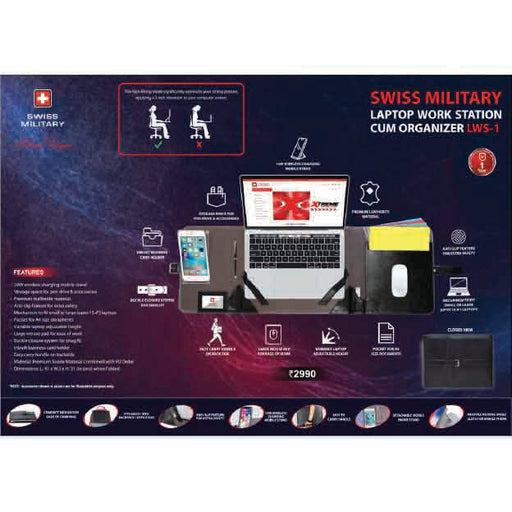 SWISS MILITARY - LAPTOP ORGANIZER - LWS-1