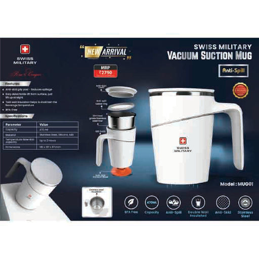SWISS MILITARY - VACUUM  FLASK  - MUG01
