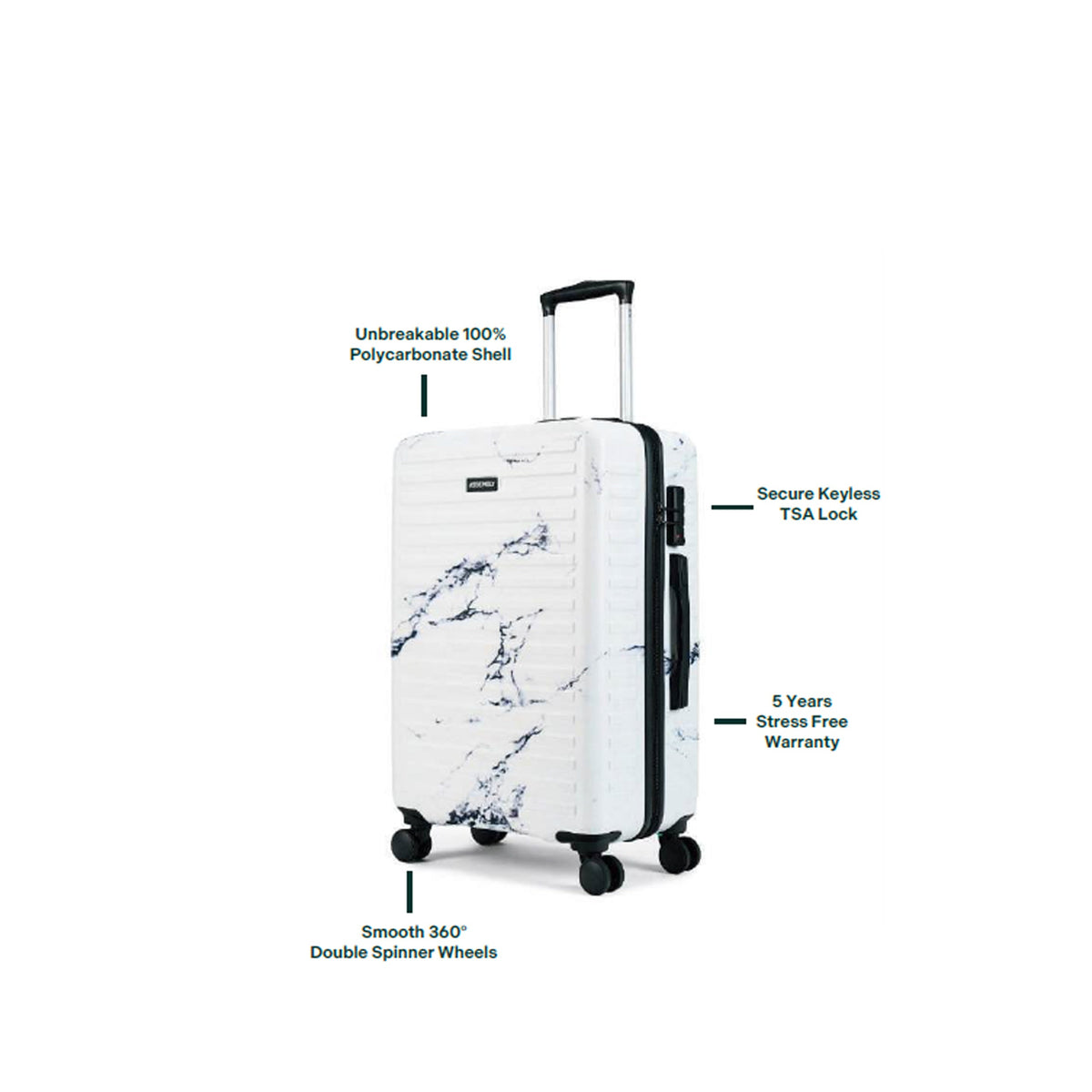 Assembly - Marble Trolley Luggage