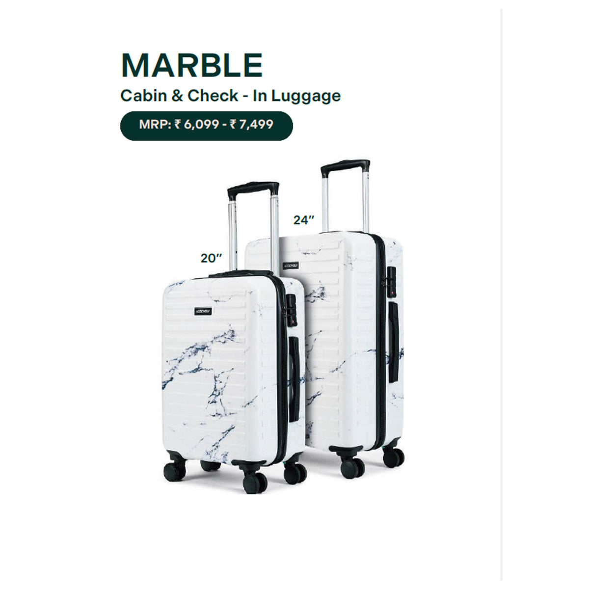 Assembly - Marble Trolley Luggage