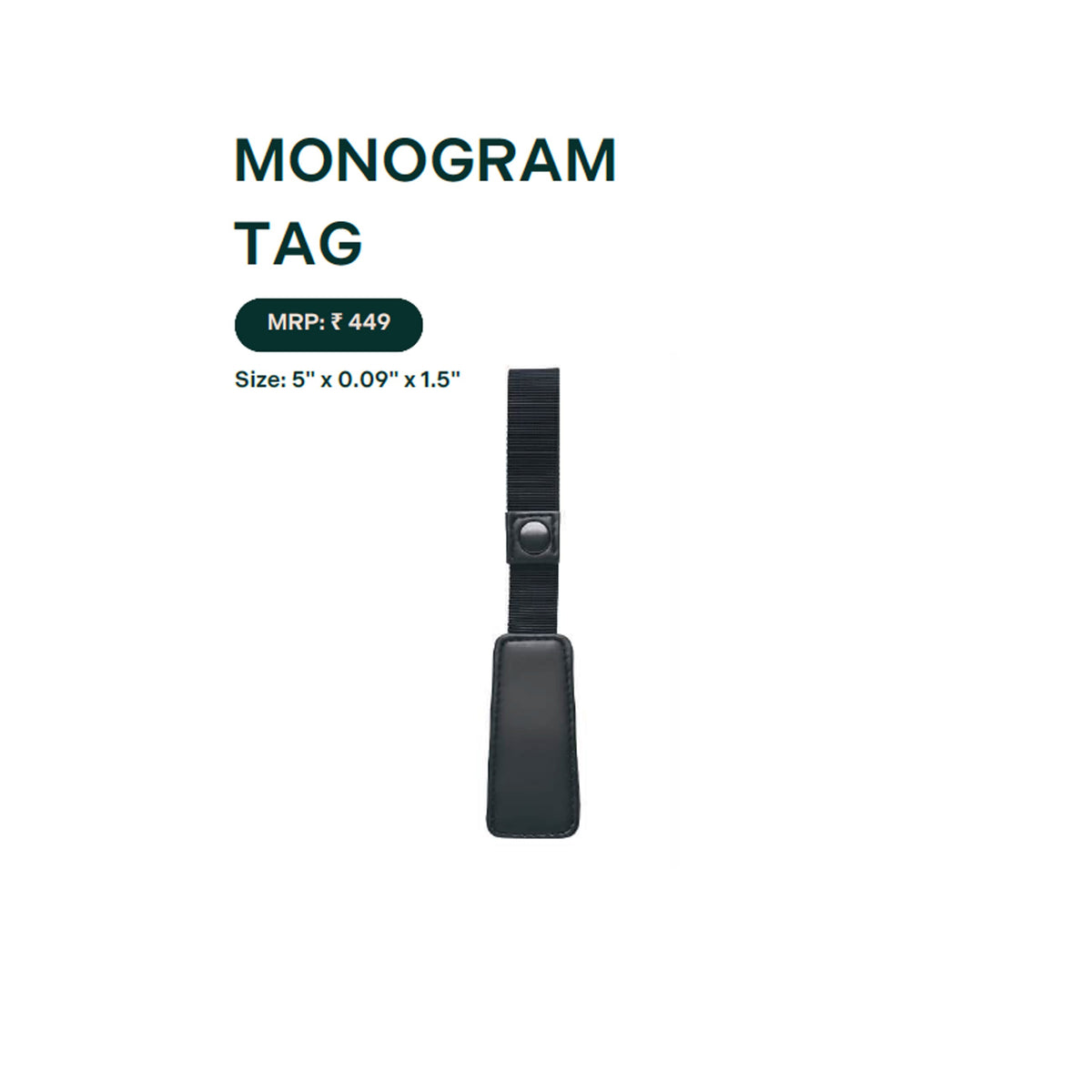 Assembly - Monogram Luggage Tag