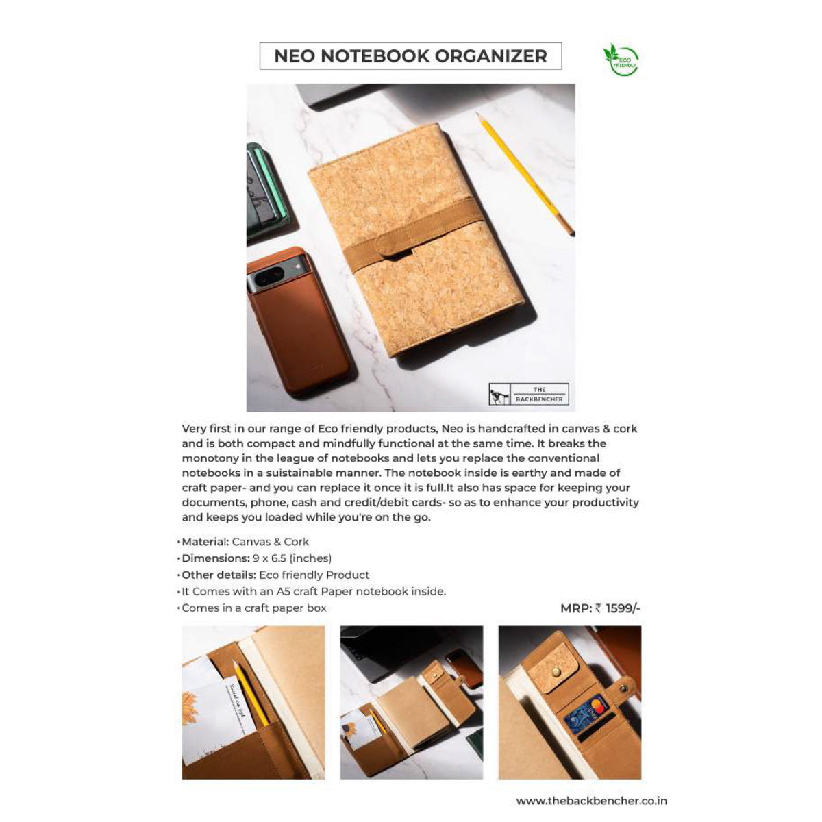 The Back Bencher - Neo Notebook Organiser