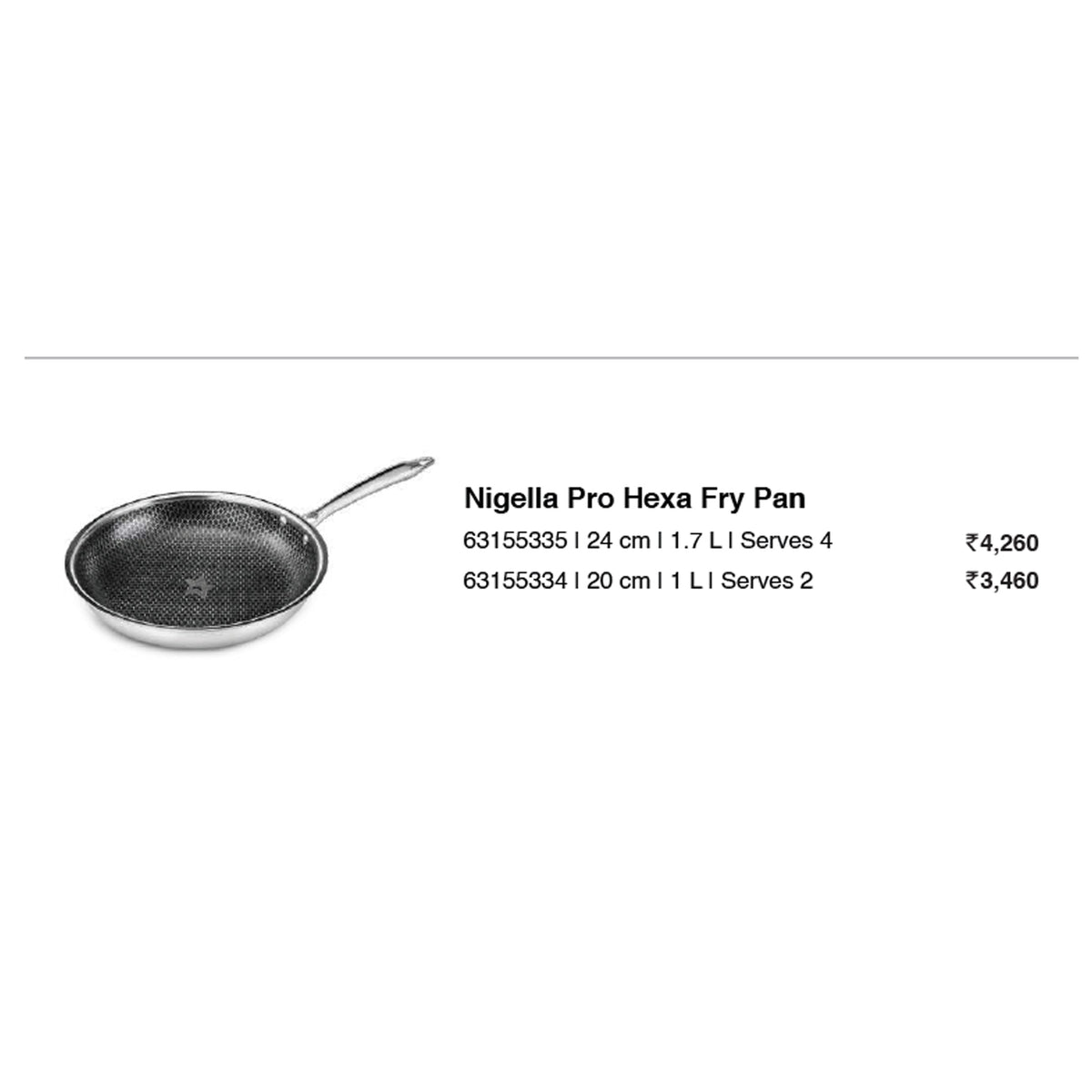 Wonder Chef - Nigella Pro Hexa Fry Pan
