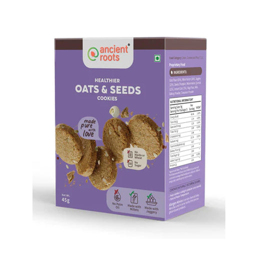 ANCIENT ROOTS - Healthier Oats & Seeds Cookies