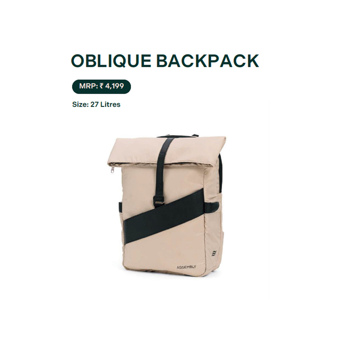 Assembly - Oblique Backpack