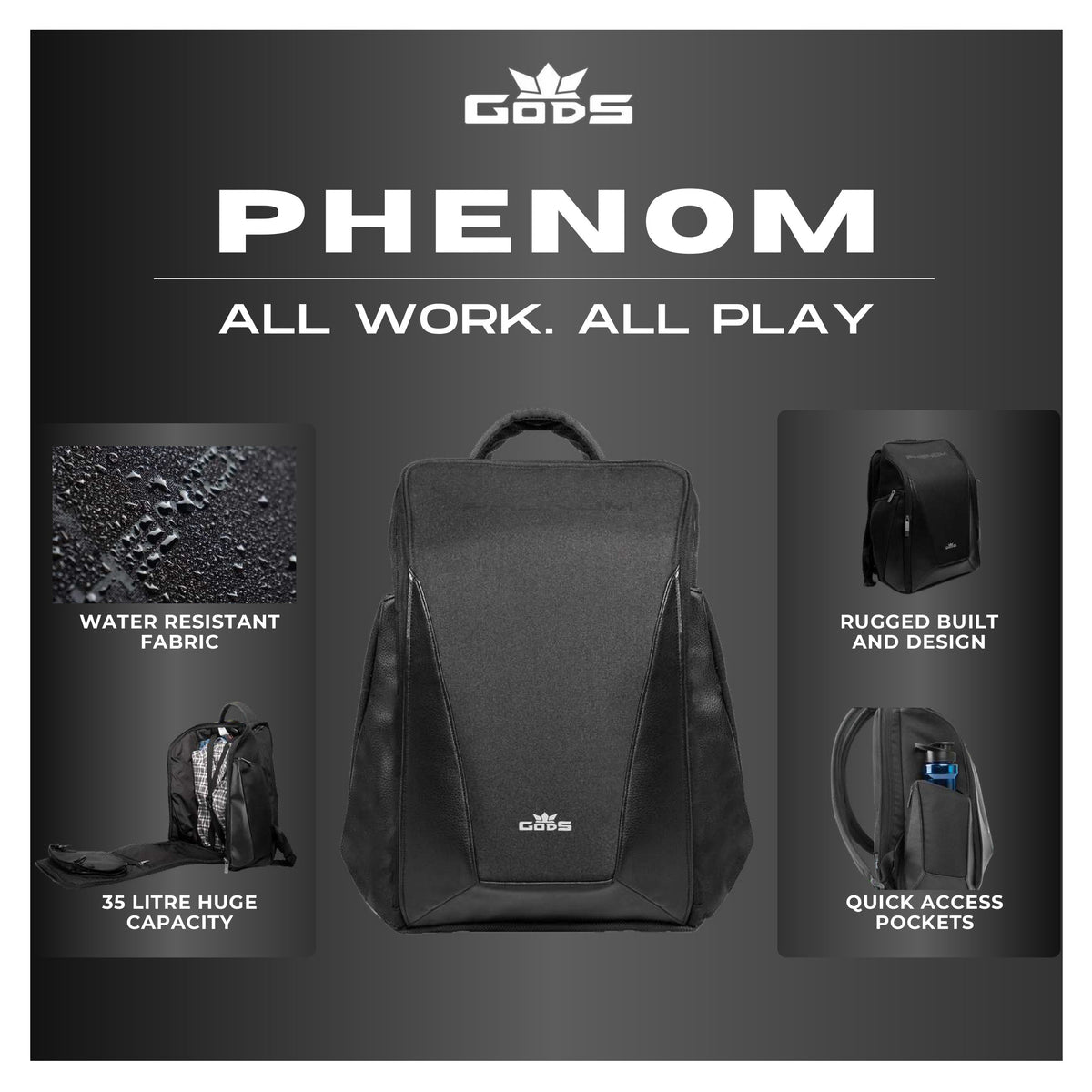 GODS - Phenom Laptop Backpack