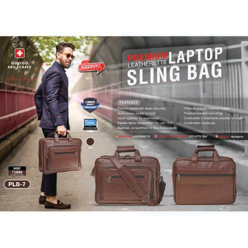 SWISS MILITARY - LAPTOP BAG - PLB-7