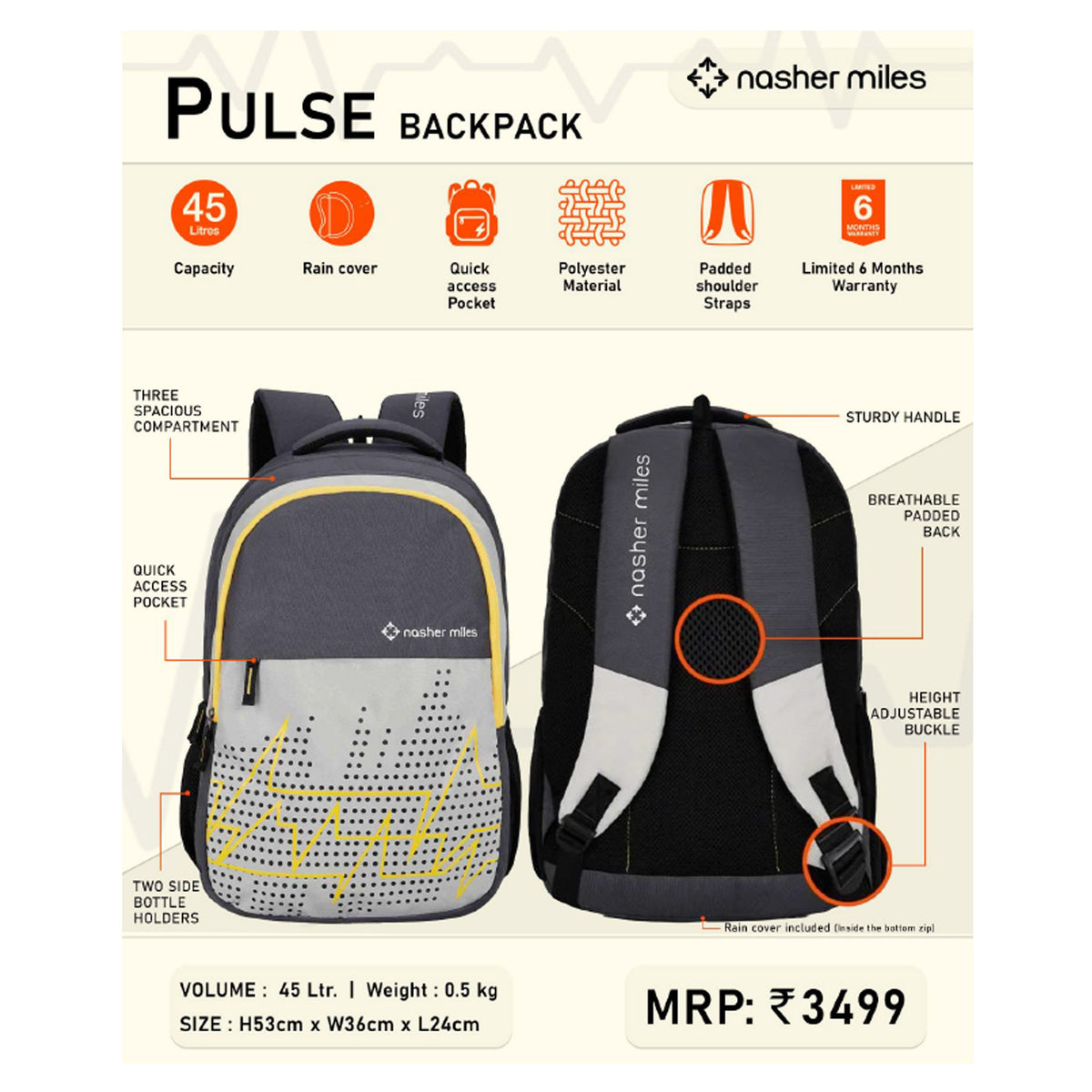 Nasher Miles - Pulse Backpack
