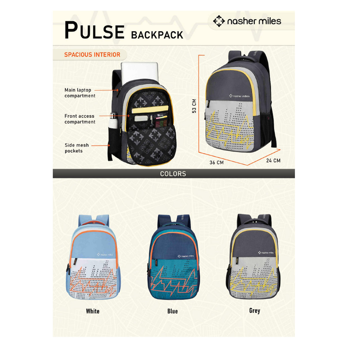 Nasher Miles - Pulse Backpack