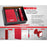 4 in 1 set: Steel bottle, Metal pen, Silicon mobile stand, Ribbon PU notebook   - Q 57A