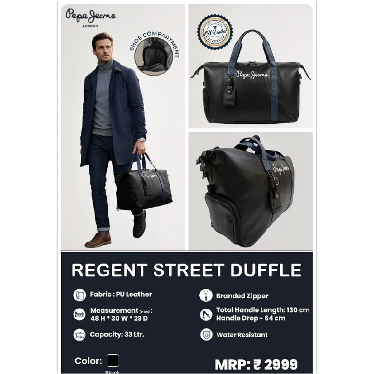 Pepe Jeans - Regent Street Duffle Bag