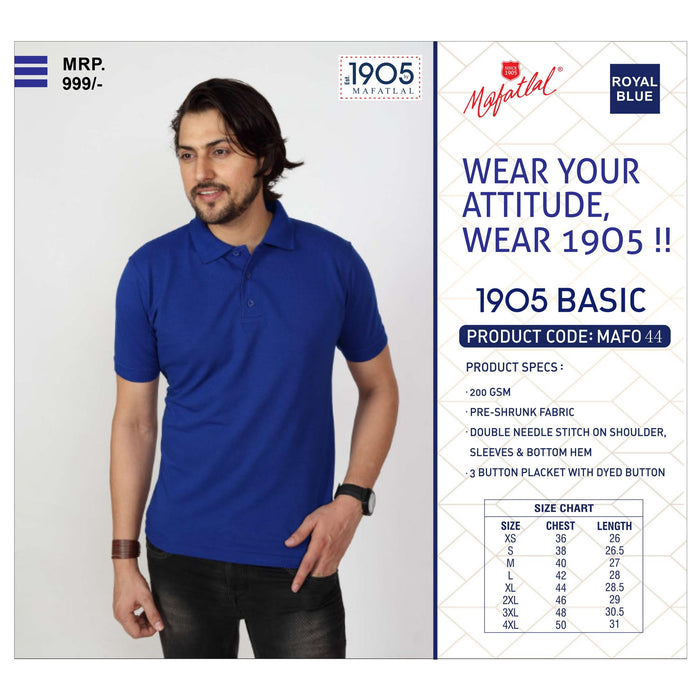 MAFATLAL - POLO-T-SHIRT-PLAIN