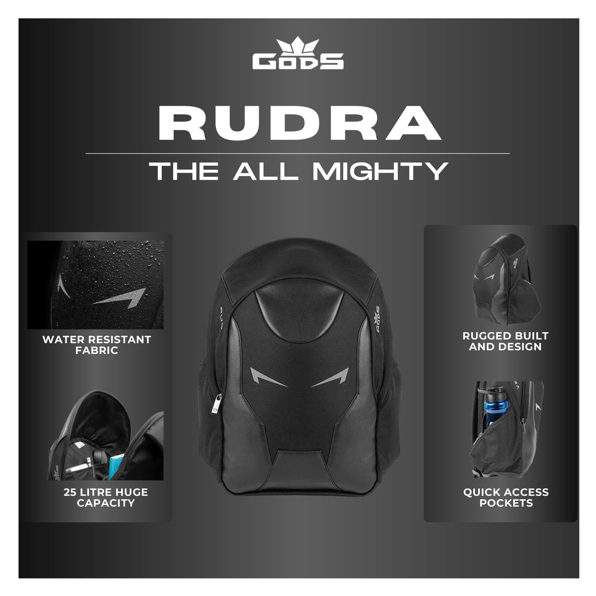 GODS - Rudra Laptop Backpack