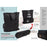 Folding shopping bag with Zippered pocket | Phone, wallet pocket outside  - S 25