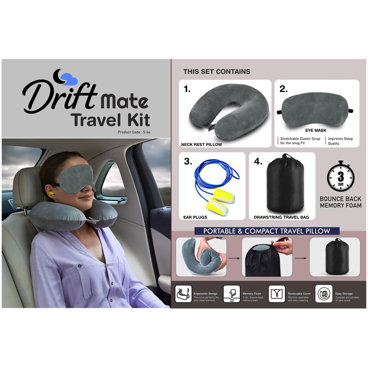 Power Plus - Drift Mate Travel Kit - S 64